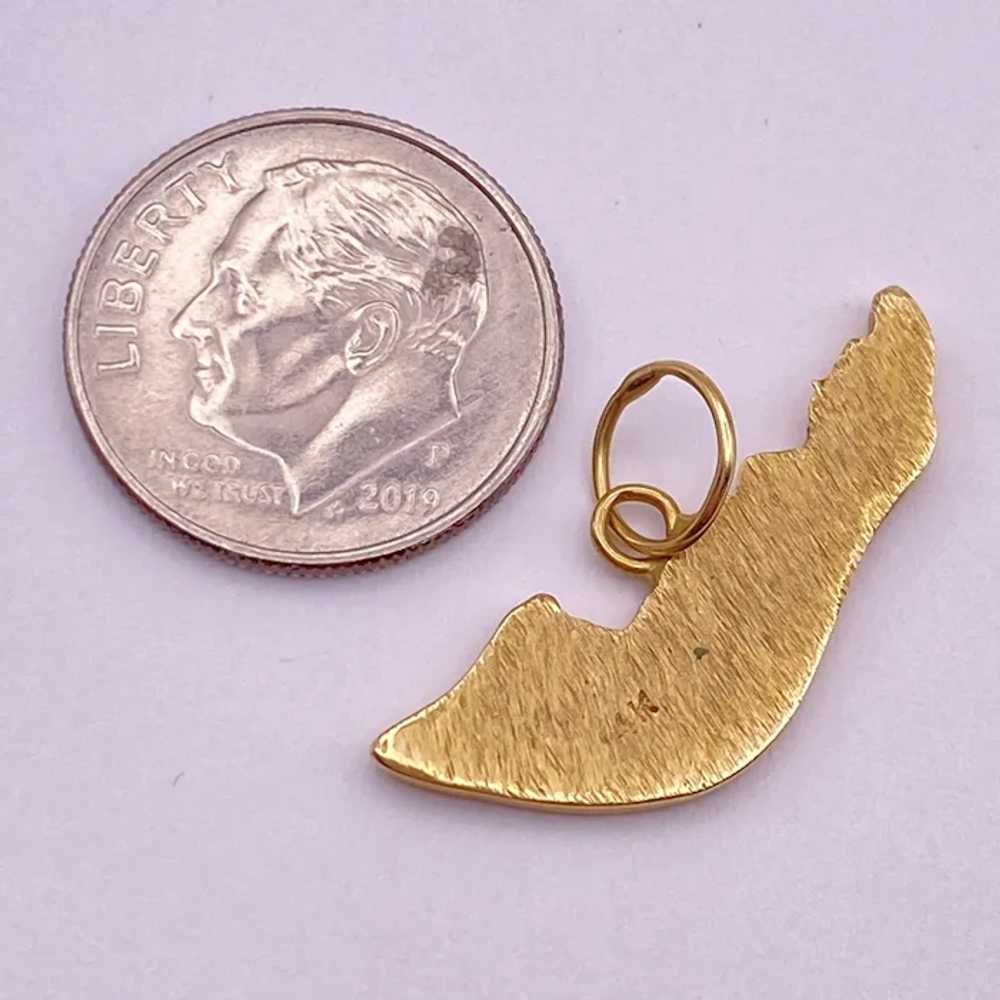 SANIBEL Island Charm 14K Gold - image 2