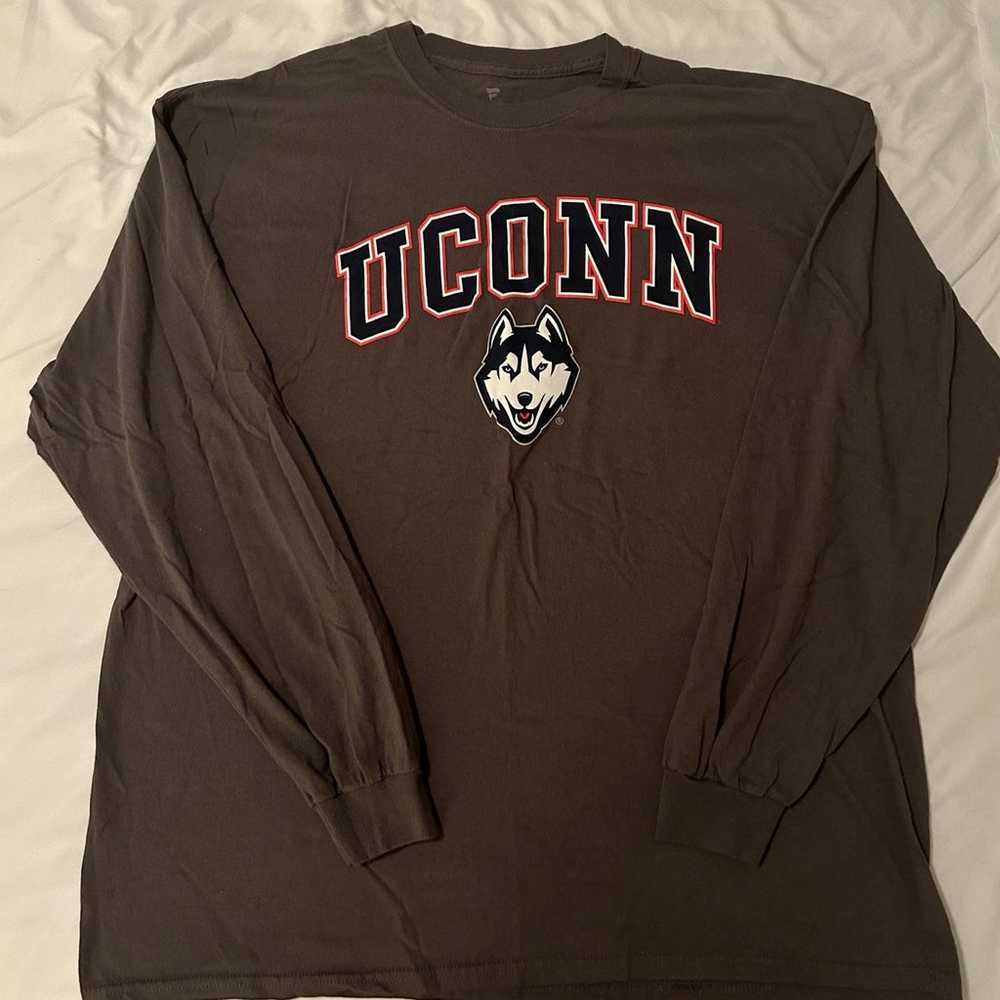 Fanatics UConn Huskies Long Sleeve Shirt (XXL) Ne… - image 1