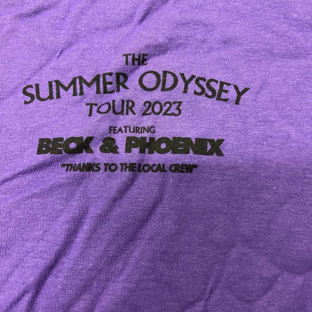 Beck and Phoenix concert crew tshirt - image 2