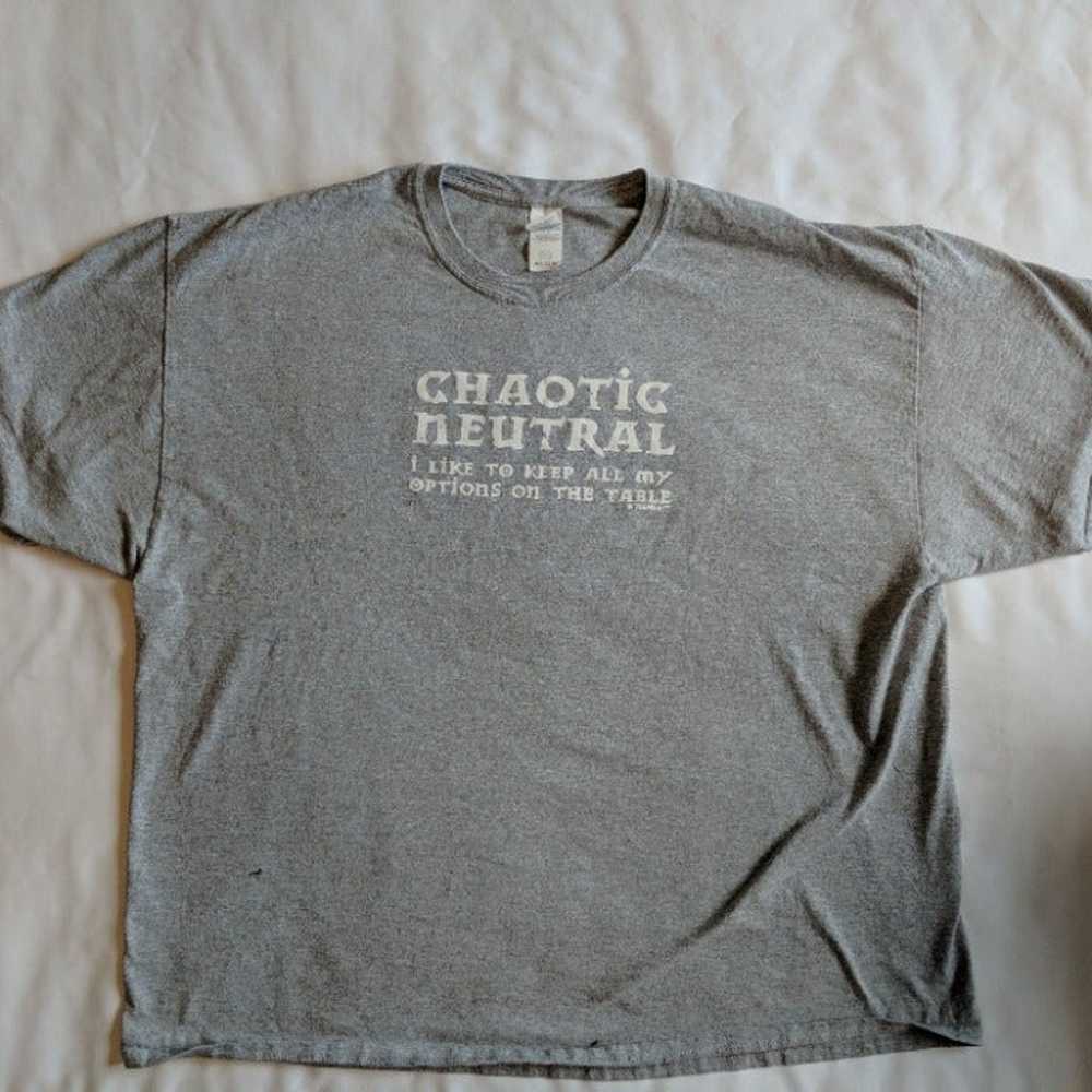 Chaotic Neutral tshirt - D&D graphic tshirt funny… - image 6