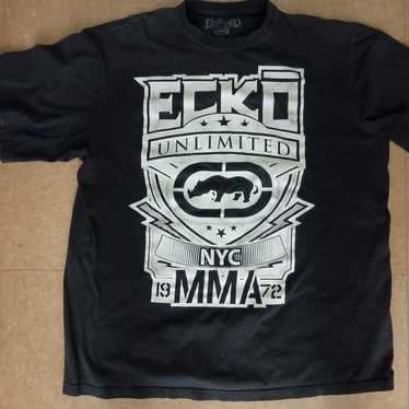 MEN'S 3 XXL ECKO UNLIMITED NYC MMA BLACK SHIRT SL… - image 1