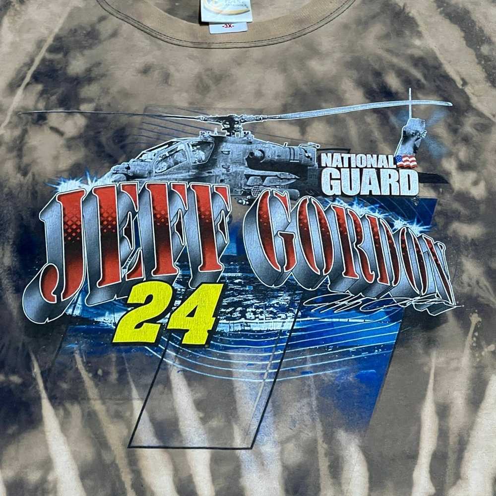 Jeff Gordon National Guard vintage shirt 3XL - image 1