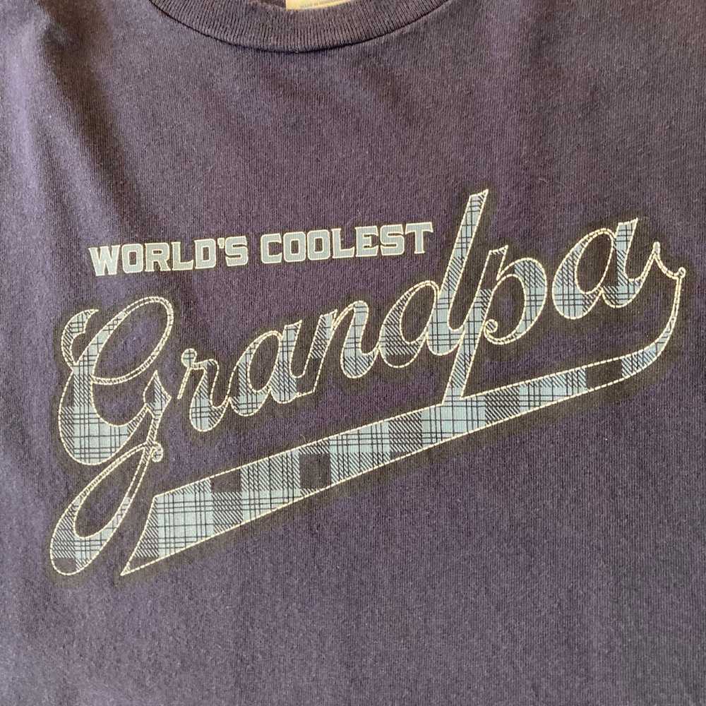 Vintage Dad tee “WORLD’s COOLEST Grandpa” -navy b… - image 2
