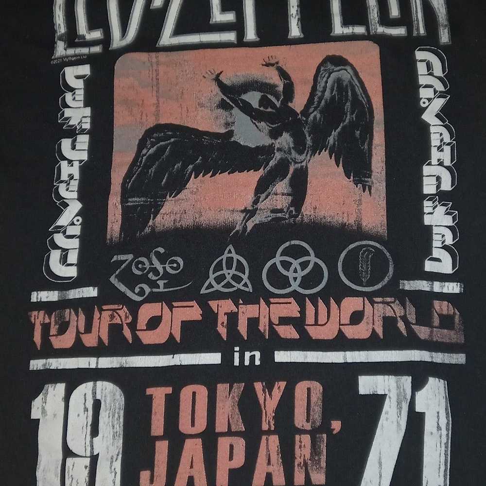 Led Zeppelin Tokyo Japan 1971 T-shirt - image 2