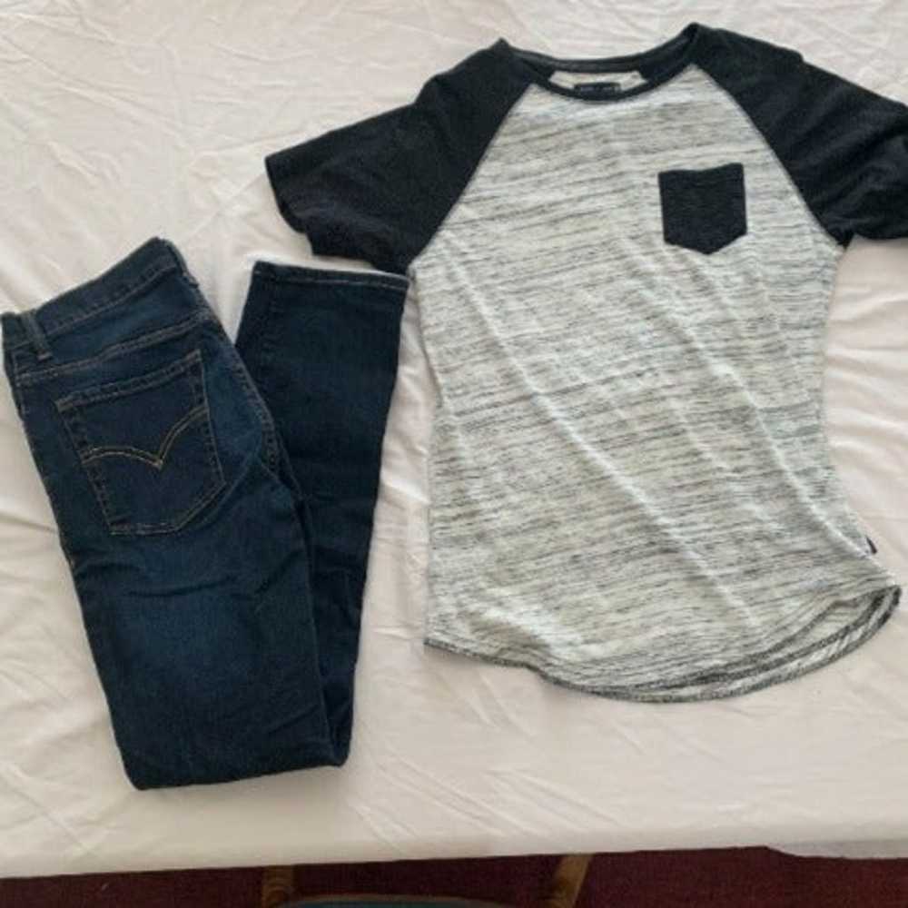 BUNDLE: (1) Shirt (1) Pair of Jeans - image 1