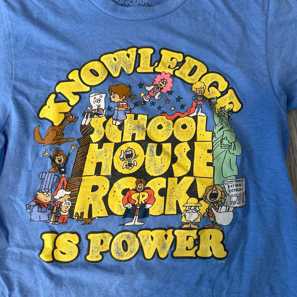 Vintage Schoolhouse Rock Tee Size Small - image 2