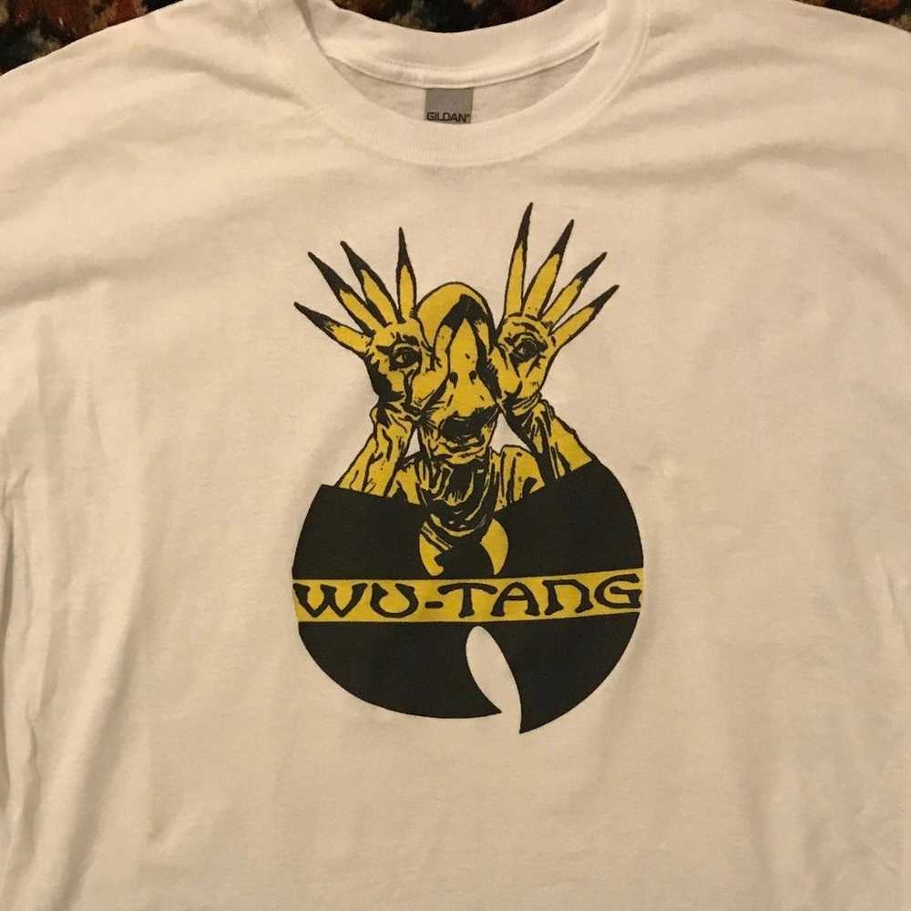 Wu-Tang weird size Small color white unisex t-shi… - image 2