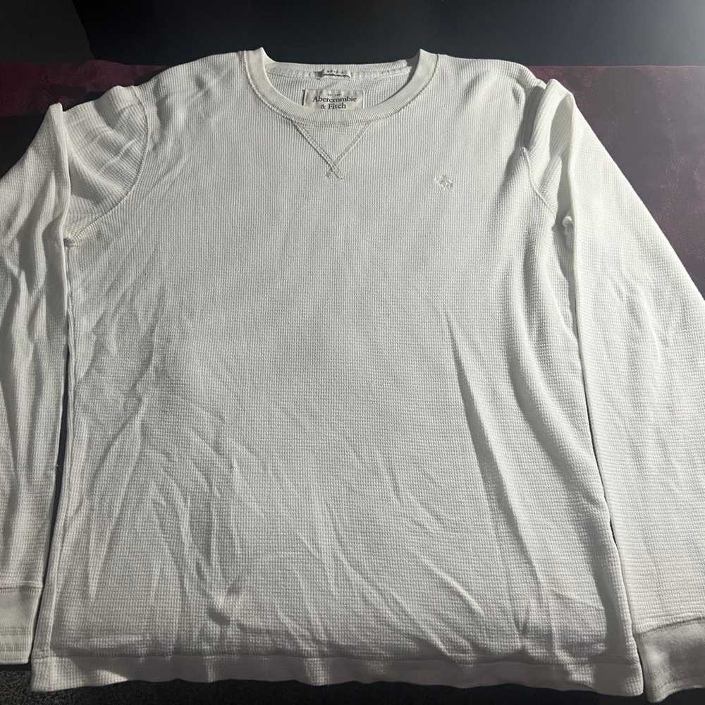 ambercrombie and fitch white long sleeve shirt - image 2