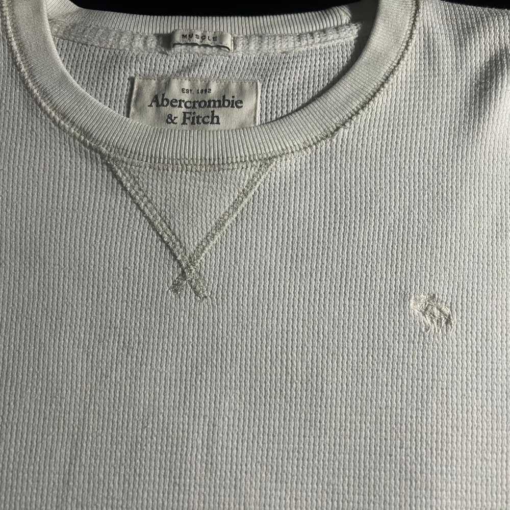 ambercrombie and fitch white long sleeve shirt - image 3