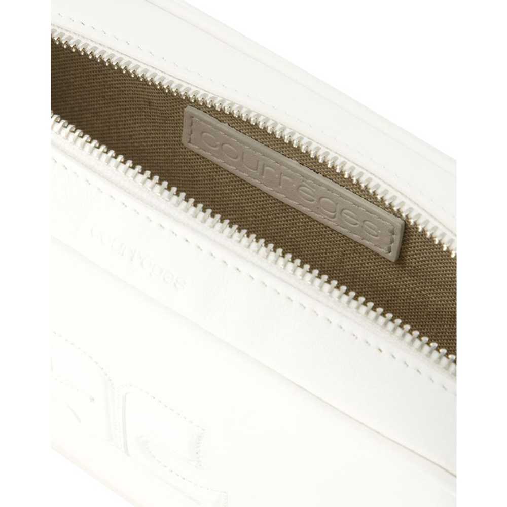 Courrèges Shoulder bag Leather in White - image 4