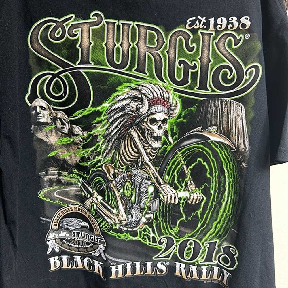 Sturgis 2018 Black Hills Rally Black TShirt, SZ M… - image 1