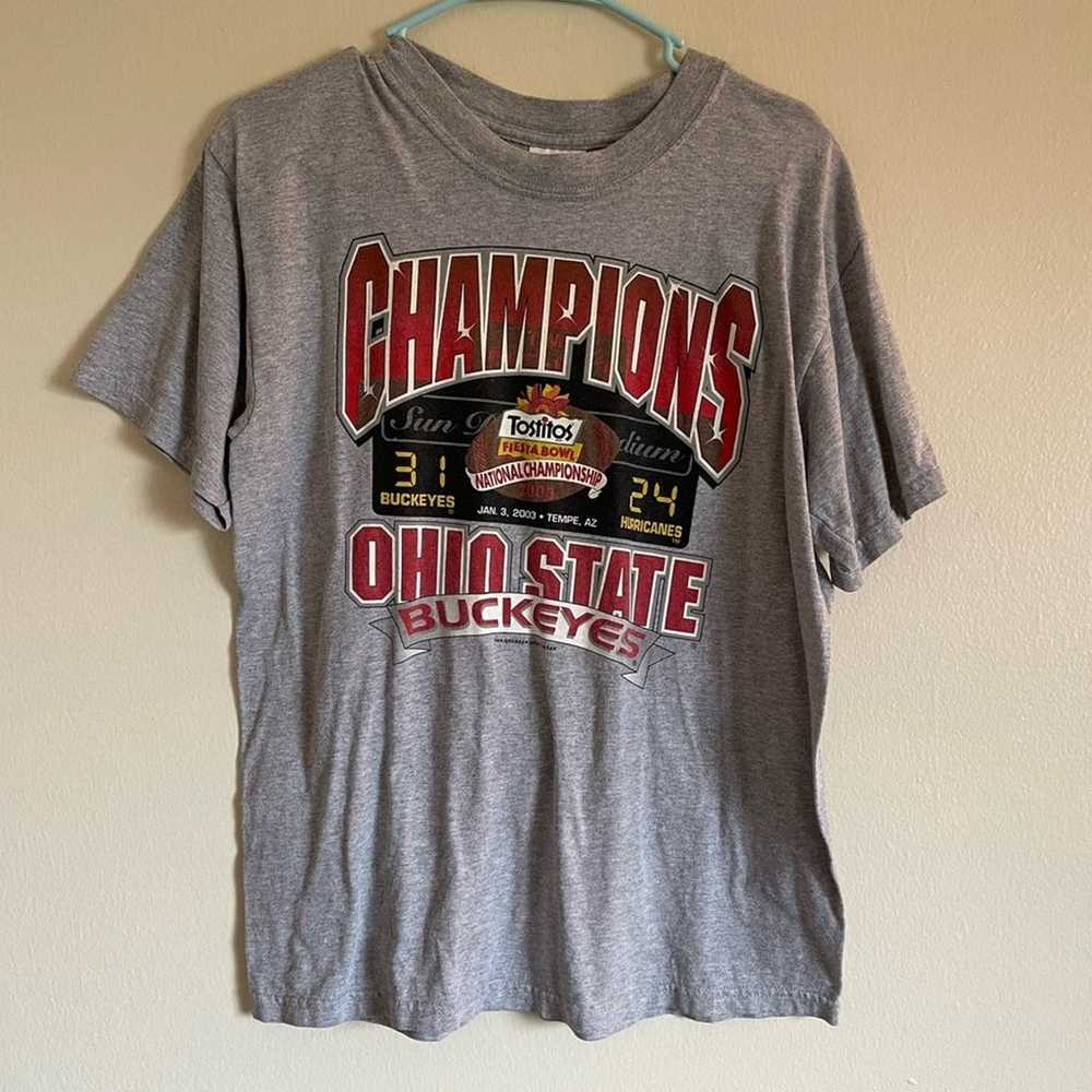 Vintage Ohio State Football Graphic T-shirt - image 1