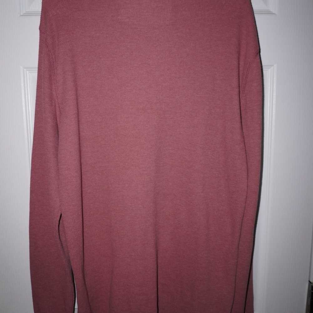 Red Old Navy Waffle Long Sleeve - image 2