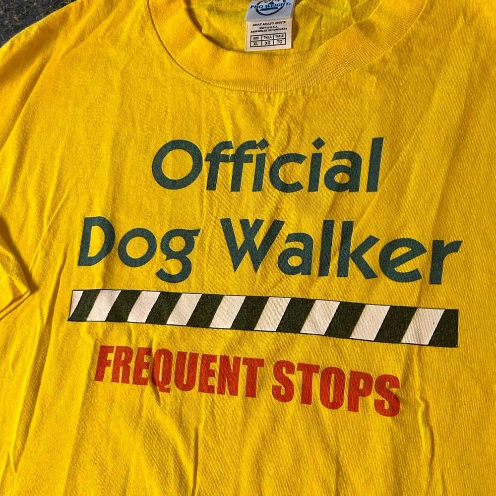 Official Dog Walker T-shirt - image 1