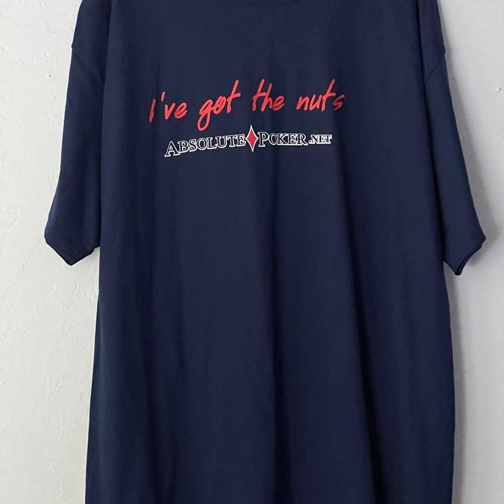 I’ve Got The Nuts Absolute Poker T-Shirt Vintage … - image 1