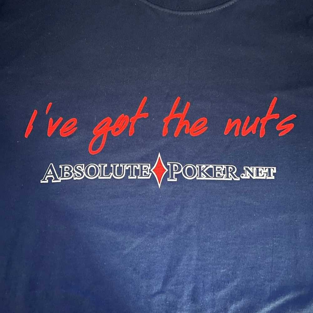 I’ve Got The Nuts Absolute Poker T-Shirt Vintage … - image 2
