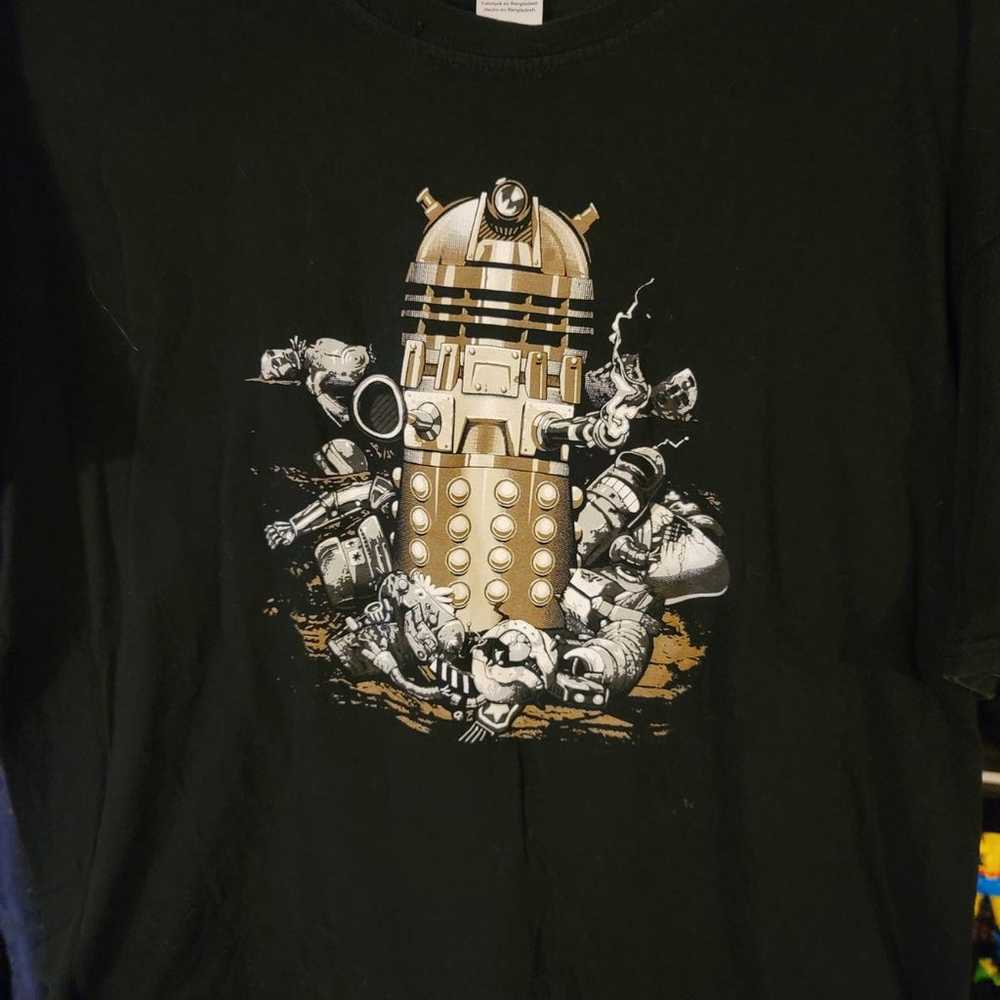 Mens Dalek Doctor Who Tshirt Size 2XL - image 1