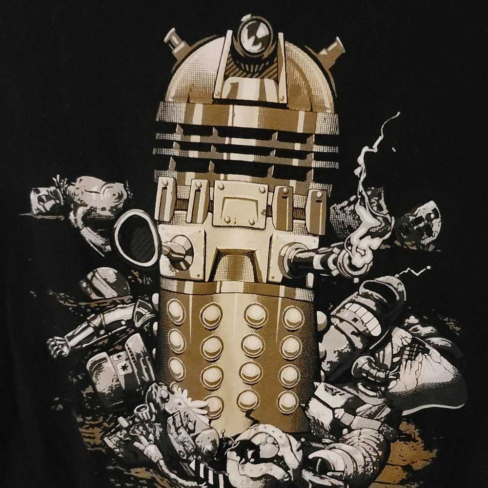 Mens Dalek Doctor Who Tshirt Size 2XL - image 2