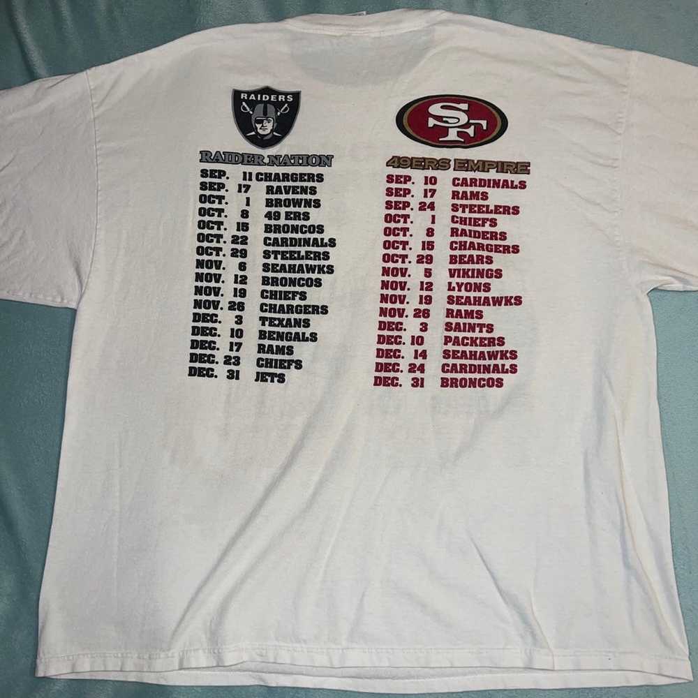 Battle of the bay 2006 49ers Raiders shirt - image 2