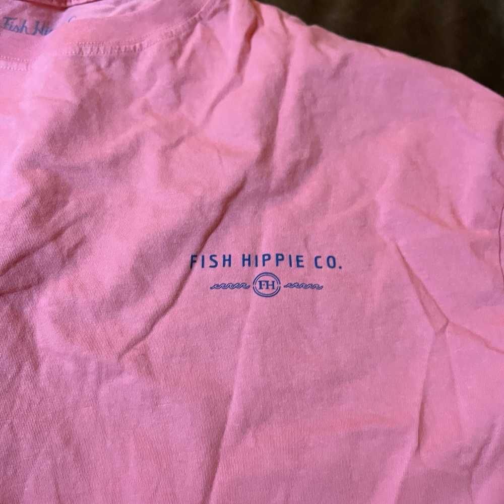 Fish Hippie 3XL Pink Fishing T-Shirt - image 2