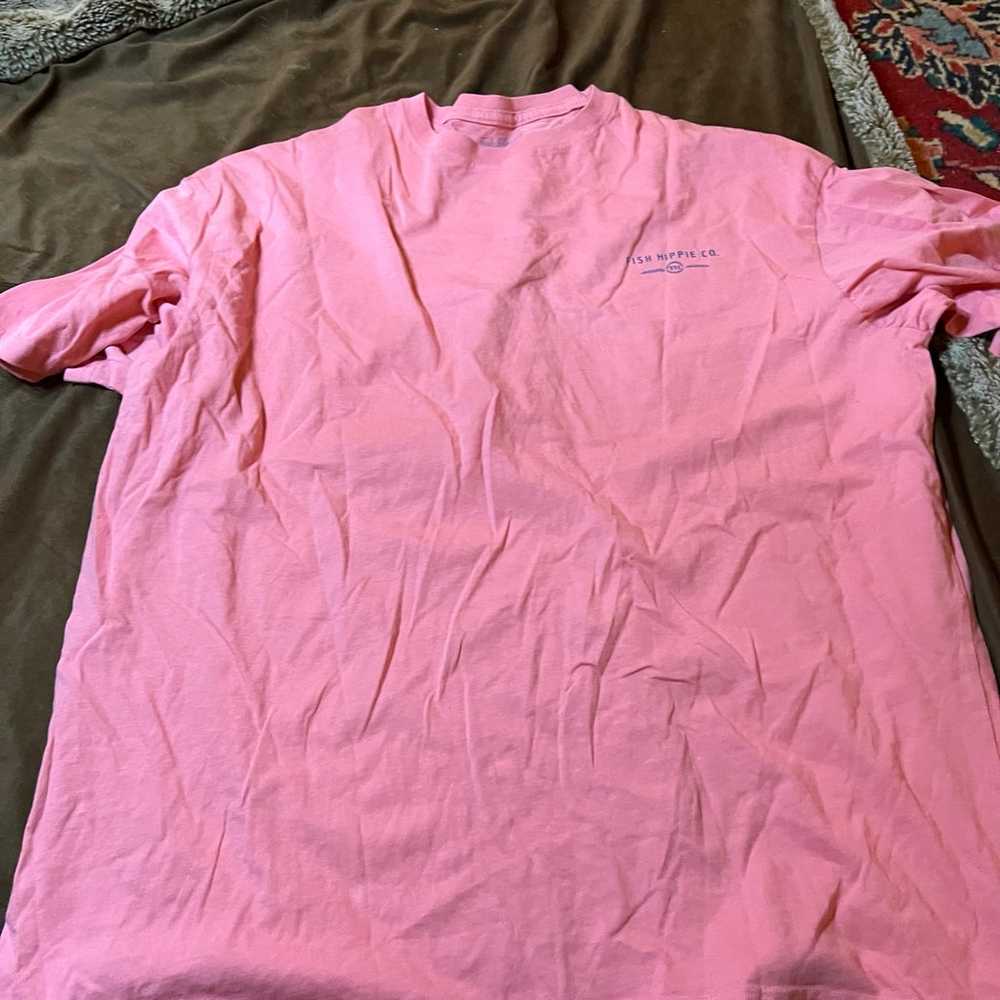 Fish Hippie 3XL Pink Fishing T-Shirt - image 3