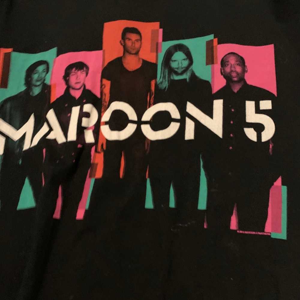 Maroon 5 tour shirt - image 2