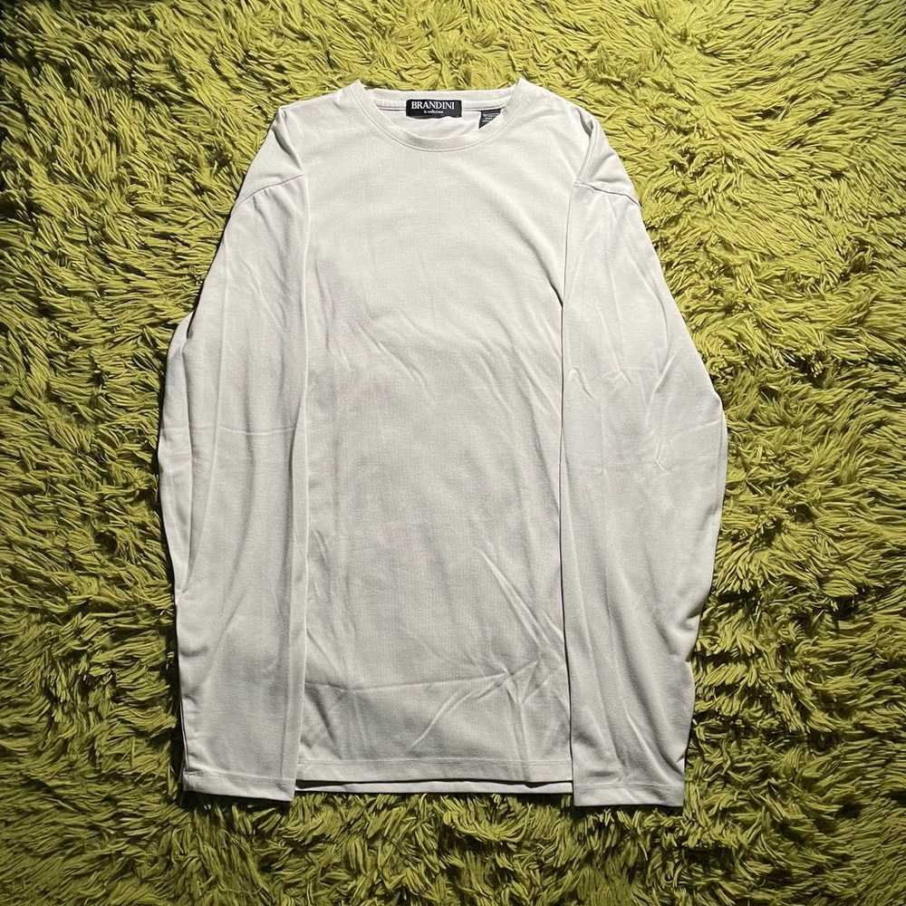 cream brandini long sleeved shirt - image 1