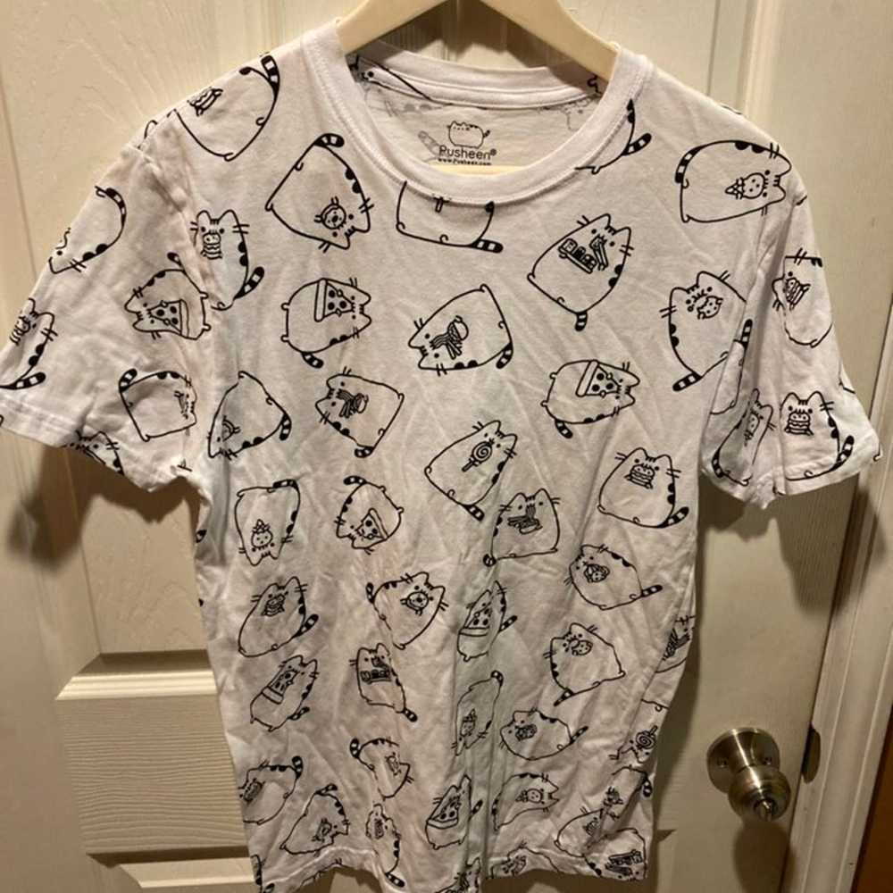 Excellent condition Pusheen print all over shirt!… - image 3