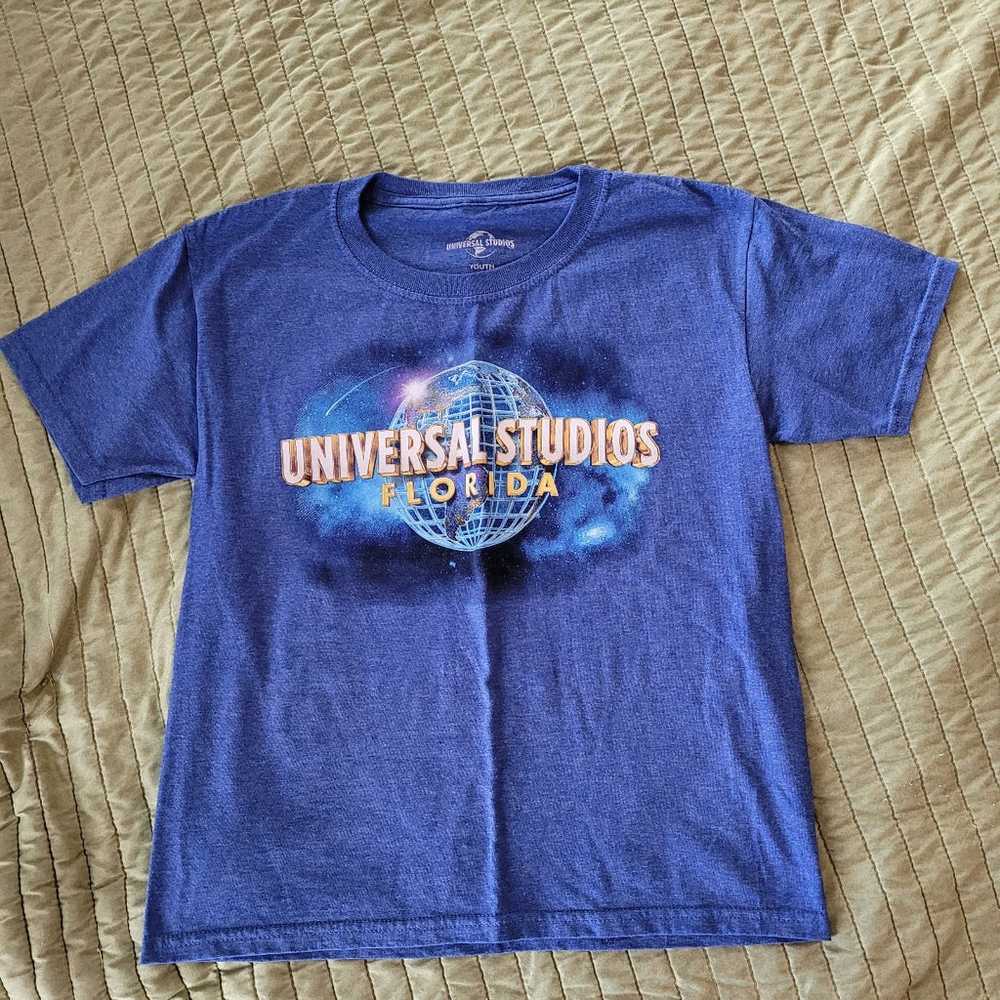 Universal Studios Theme Park Florida Youth M Blue… - image 1
