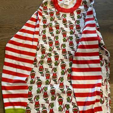 Hanna Andersson grinch PJs shirt - adult M - image 1