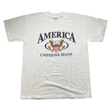 United We Stand American Eagle White T-Shirt - image 1