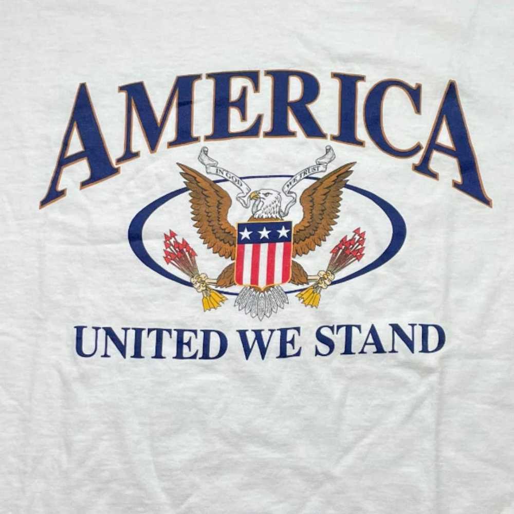 United We Stand American Eagle White T-Shirt - image 3