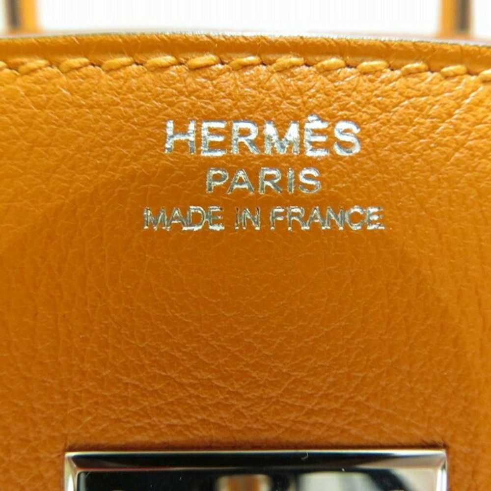 Hermès Birkin Bag 40 Leather in Ochre - image 5