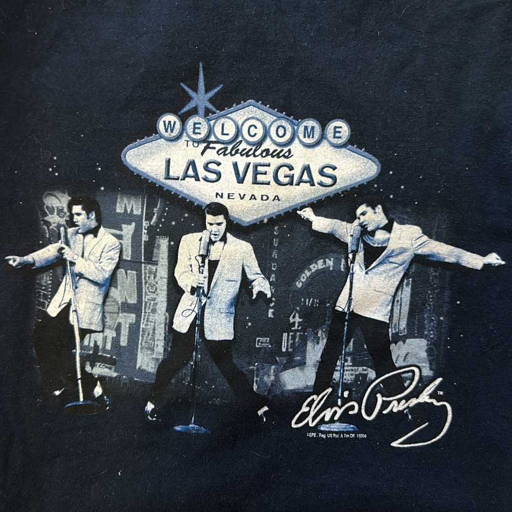 Vintage Welcome To Las Vegas Elvis Presley T Shir… - image 2