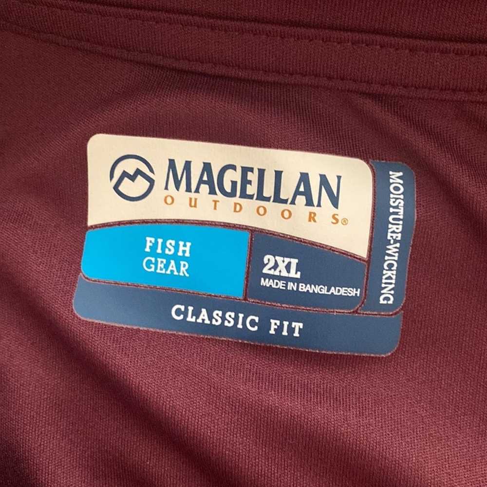 Magellan pullover shirt fish gear long sleeve w/M… - image 8