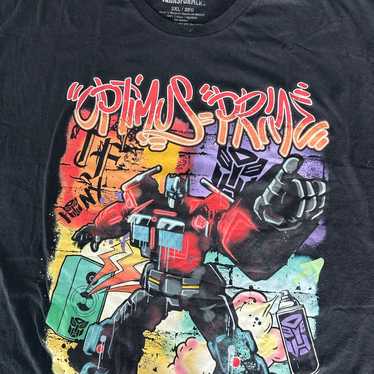 Men’s Transformers black Optimus Prime 3XL shirt - image 1