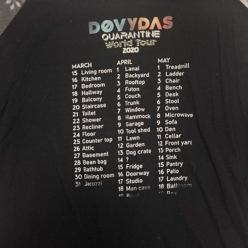 Dovydas Quarantine World Tour 2022 3XL Shirt - image 3