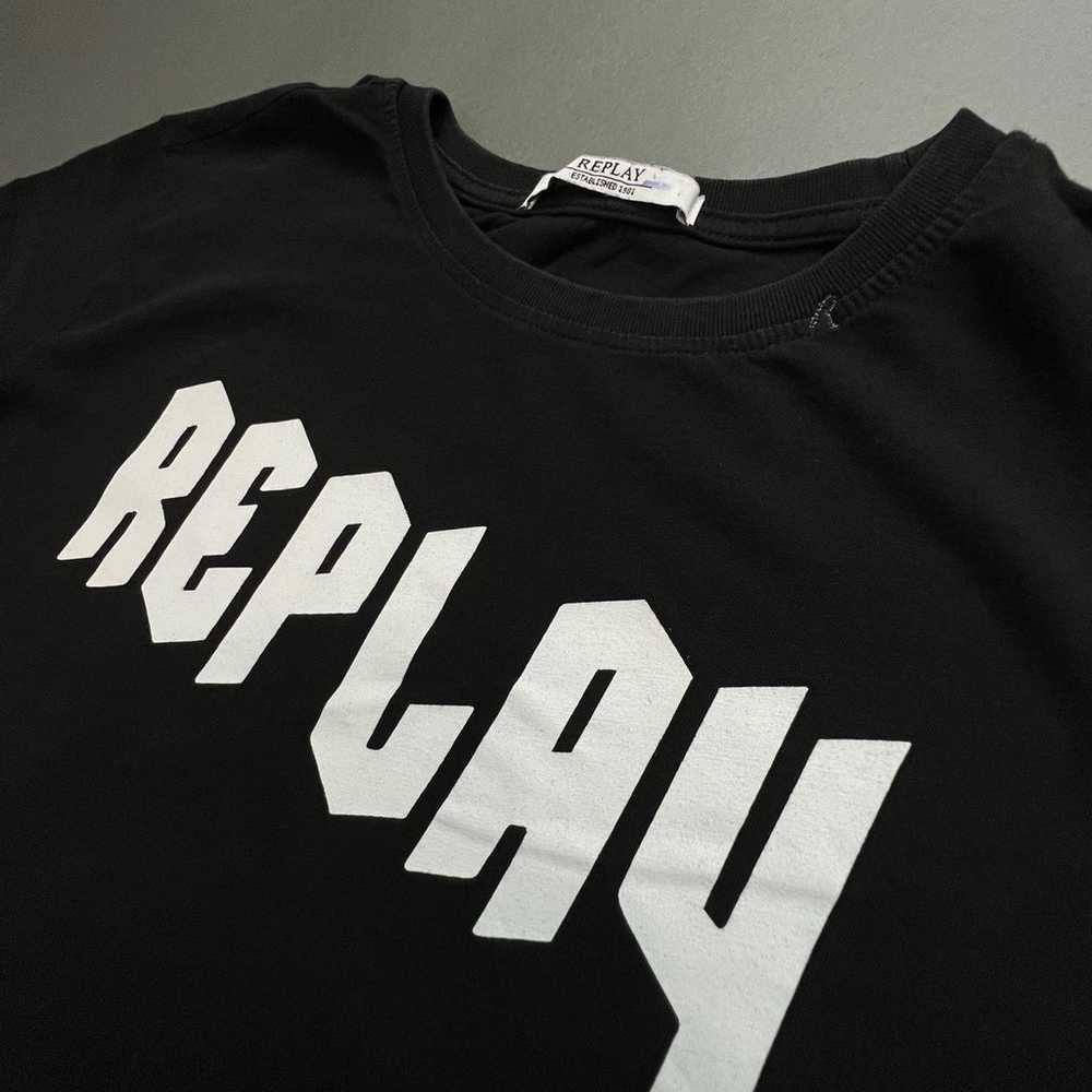 REPLAY Spellout Logo Japanese Luxury Designer Pun… - image 4