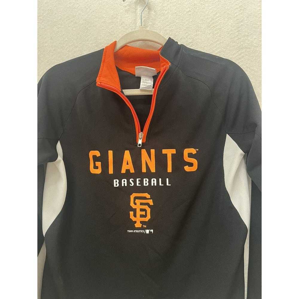 San Francisco Giants Boys Sweatshirt Large Black … - image 2