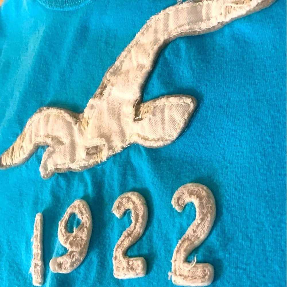 HOLLISTER VINTAGE Aqua Blue L/S Shirt ' 1922' - S… - image 3