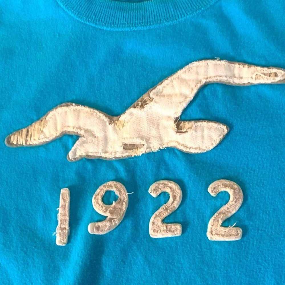 HOLLISTER VINTAGE Aqua Blue L/S Shirt ' 1922' - S… - image 5