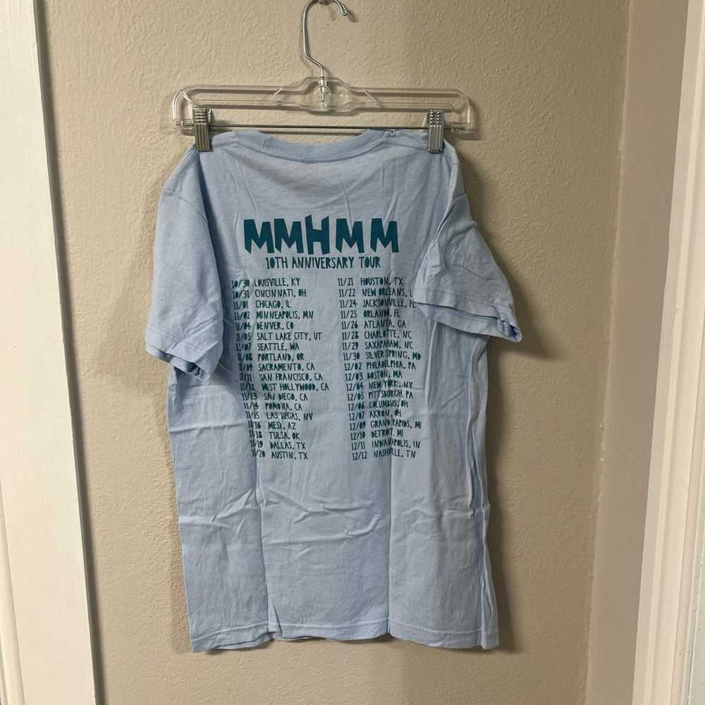 Relient K Mmhmm 10th Anniversary Tour Band T Shirt - image 2