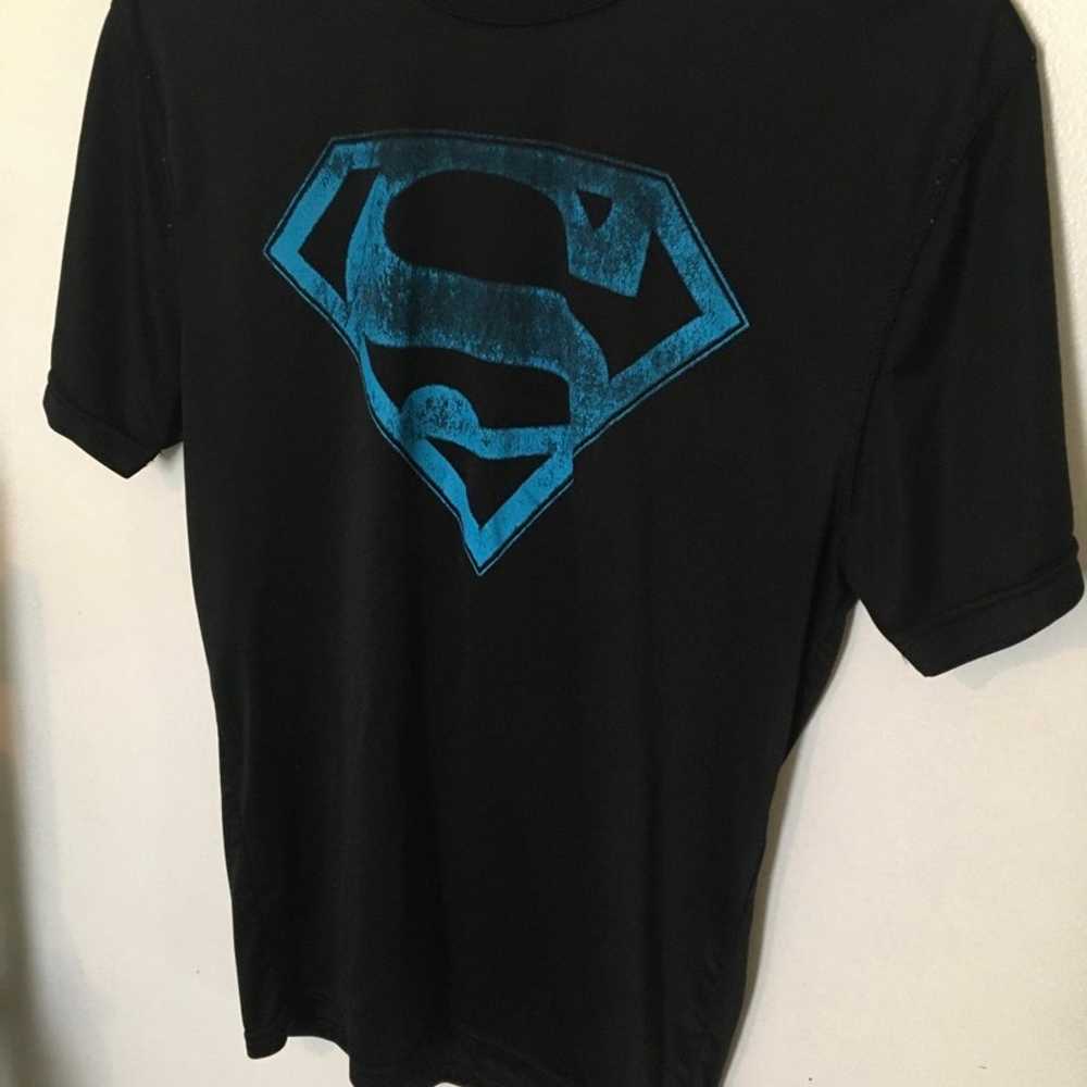 Punisher and Superman shirts size Small stretchy - image 2