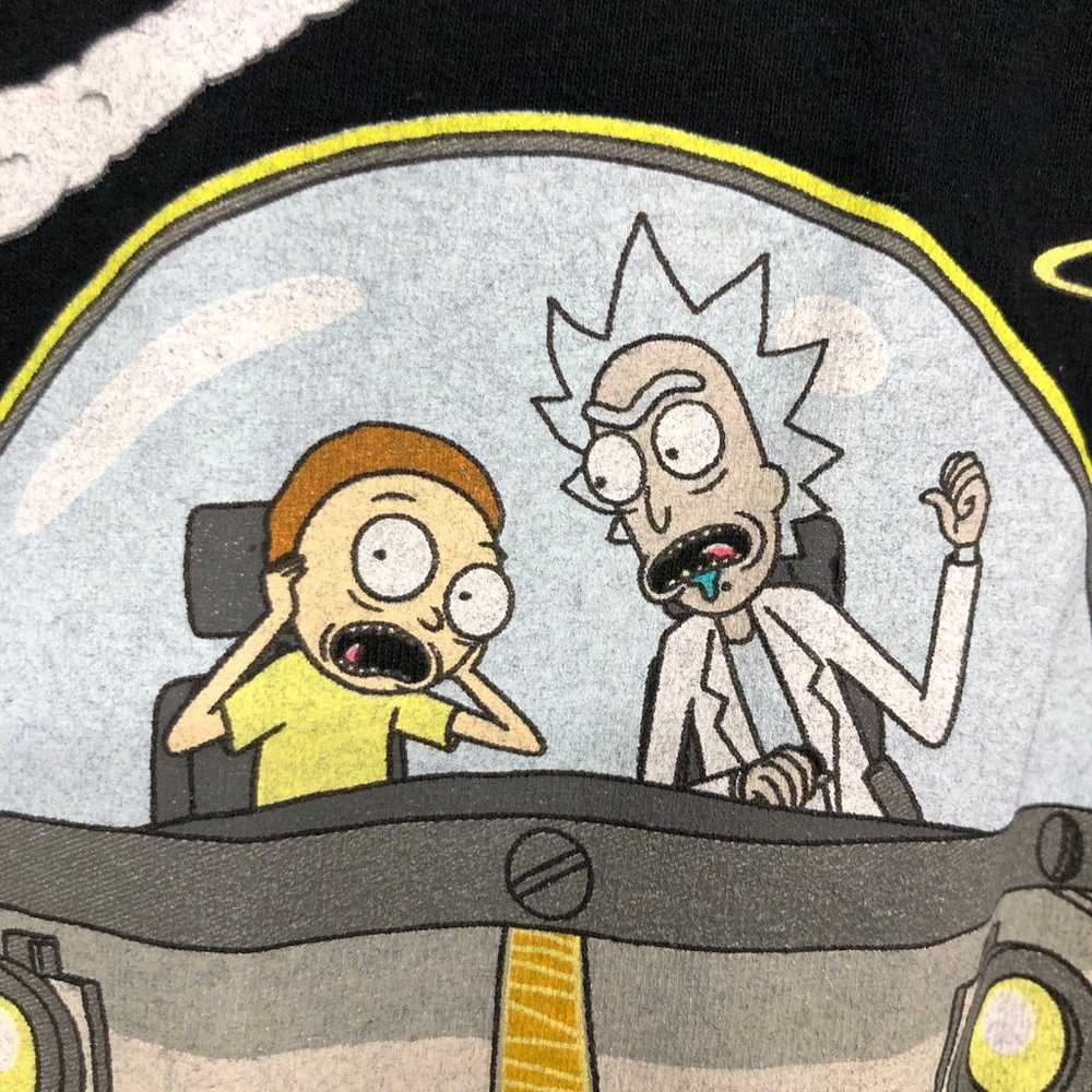 Rick and Morty Spaceship T-Shirt, Cartoon Network… - image 7