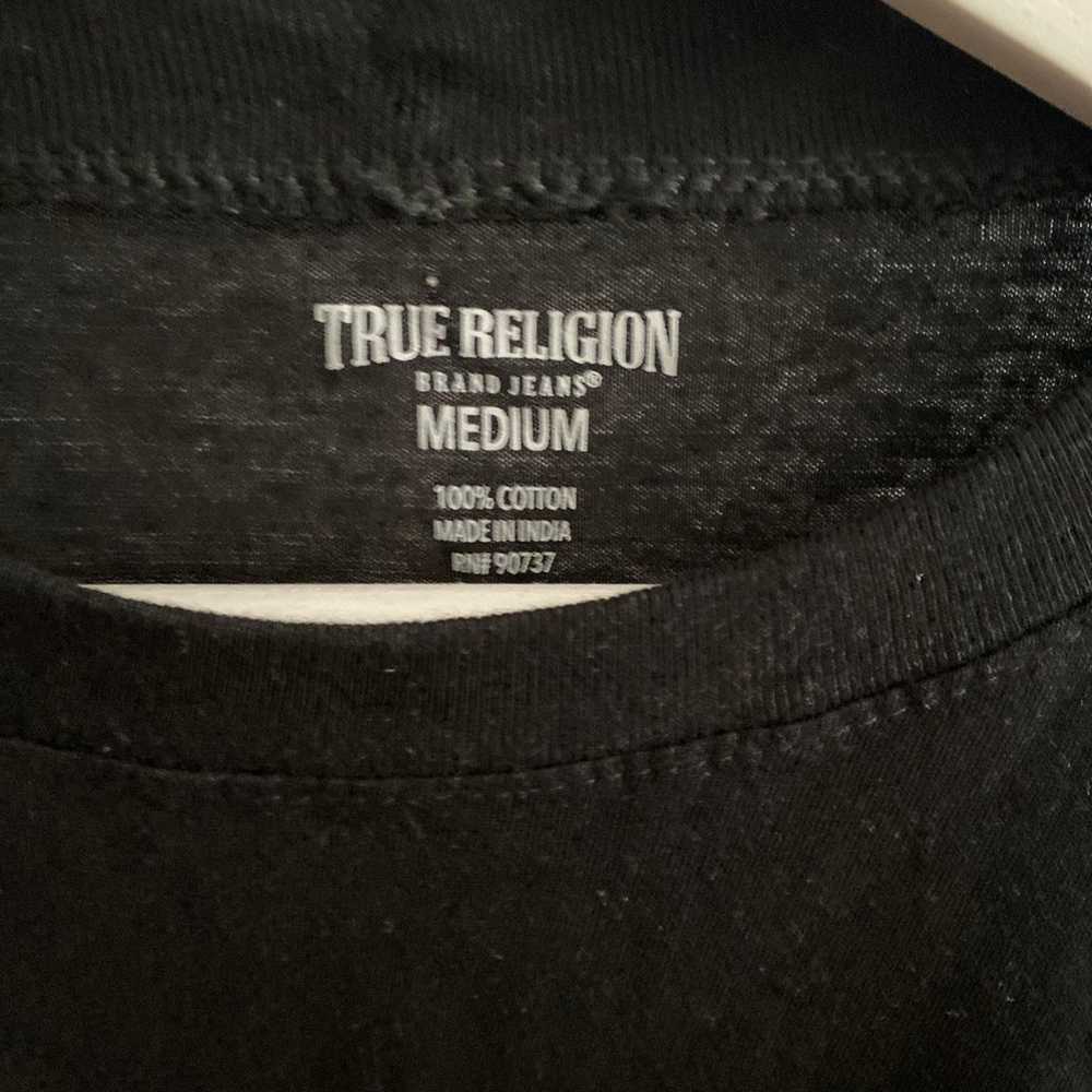 TRUE RELIGION Men`s Short sleeve T-shirt V-neck U… - image 4