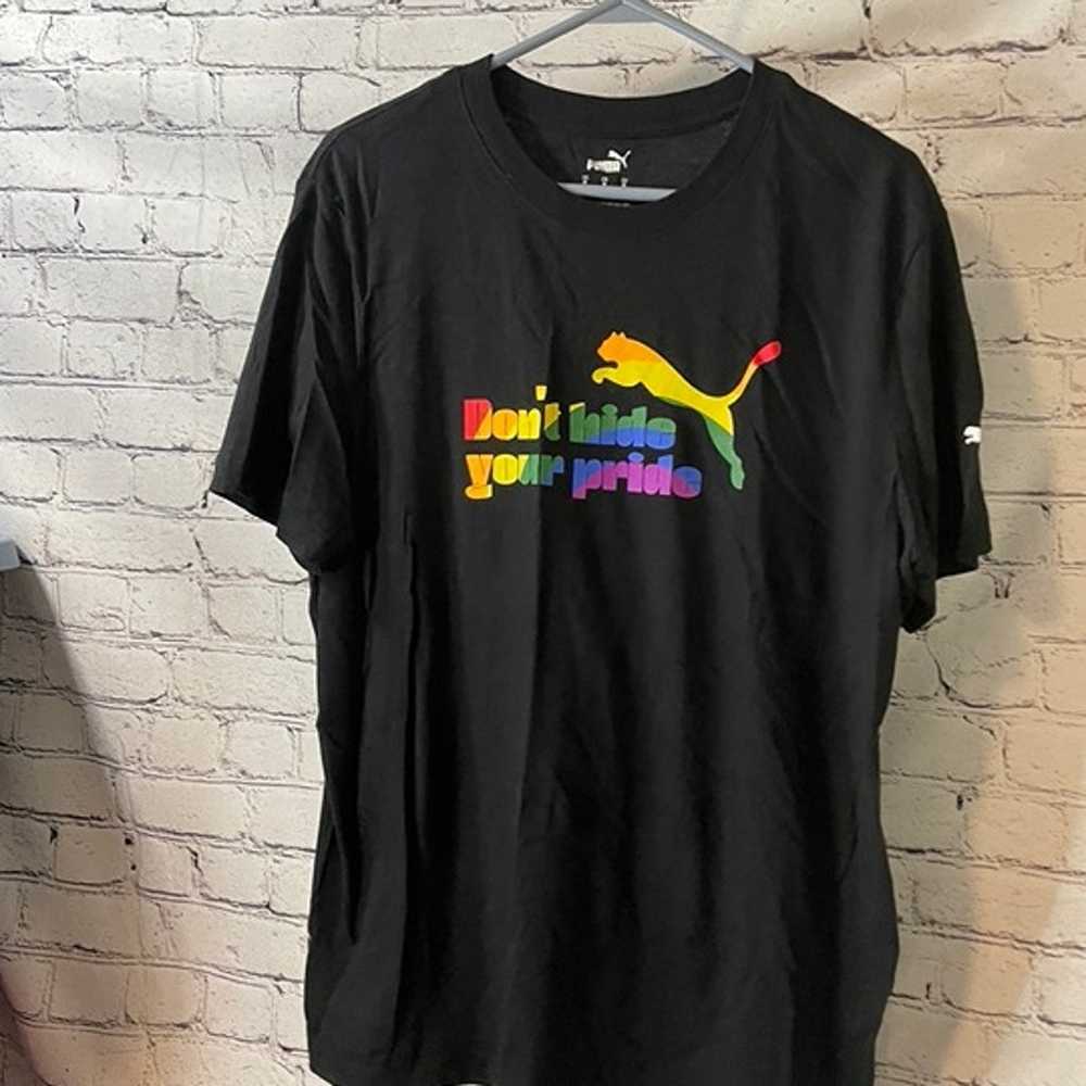 NWOT Puma "Don't Hide Your Pride" T-shirt - size … - image 1