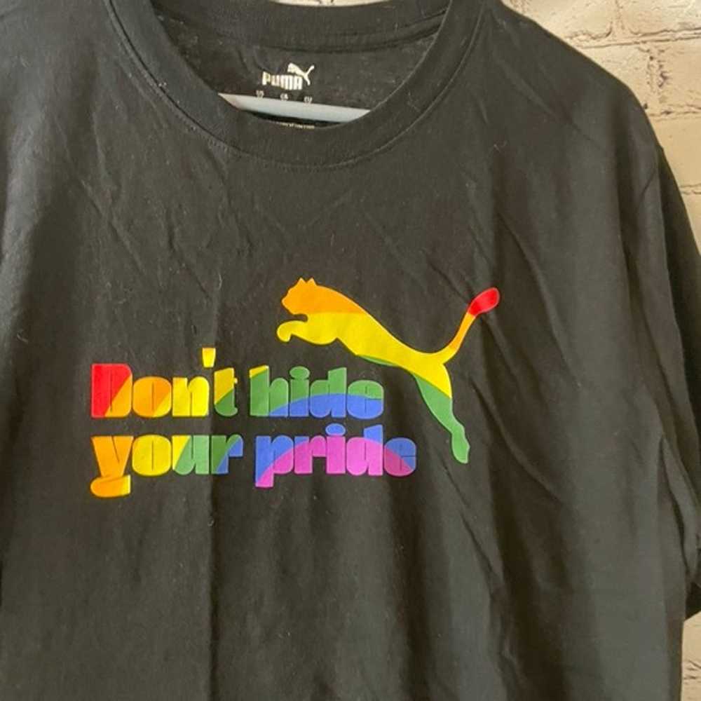 NWOT Puma "Don't Hide Your Pride" T-shirt - size … - image 2