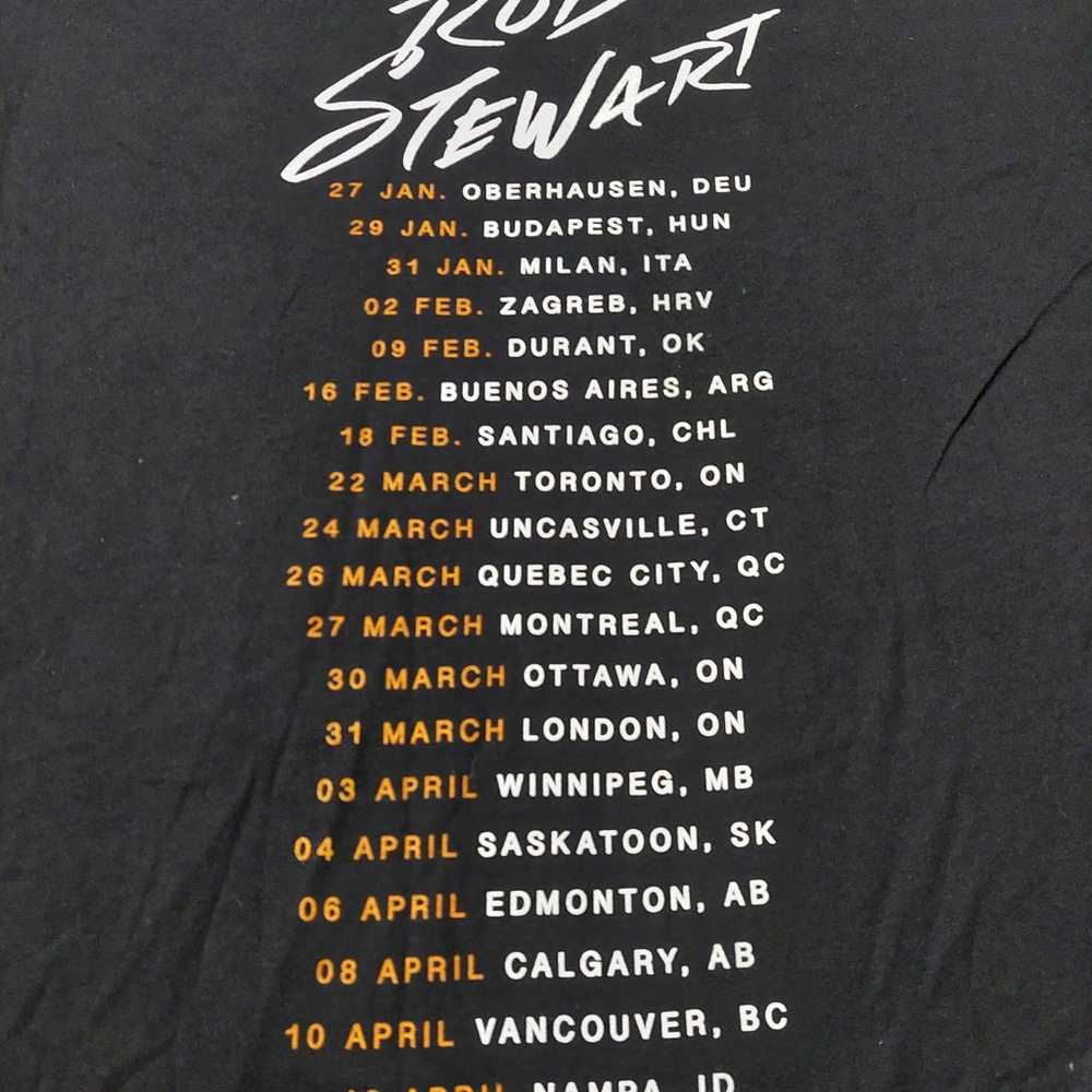 Rod Stewart 2018 Canada Concert Tour Shirt: Mens … - image 8