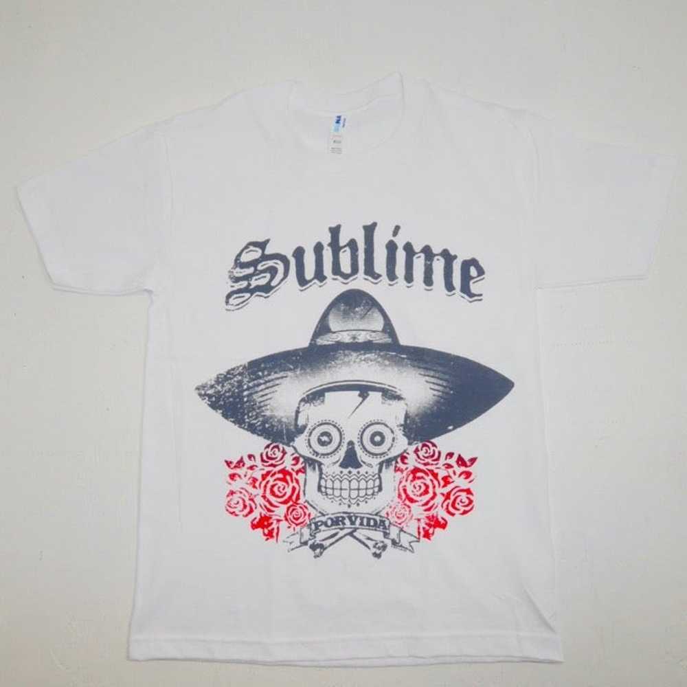 Sublime Por Vida White T-Shirt / 2XL - image 4