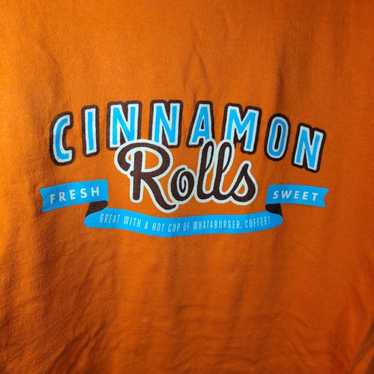 Whataburger Tee Orange Cinnamon Rolls Short Sleev… - image 1